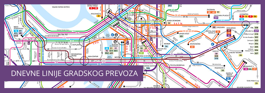 mapa gradskog prevoza beograda Gradski prevoz u Beogradu   Obilazak Beograda | Apartmani Beograd  mapa gradskog prevoza beograda